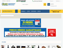 Tablet Screenshot of chimeneasruiz.com